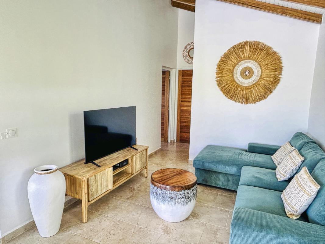 16.Location Villa piscine Saint François Guadeloupe_Salon